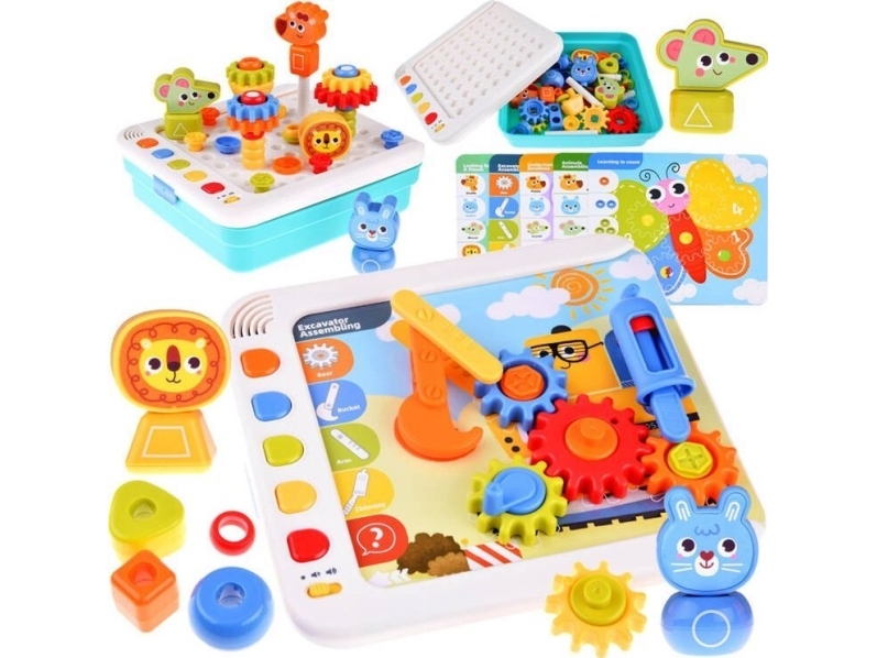 Jokomisiada Hola interaktivt panel læring følelser Montessori figurer ZA4652