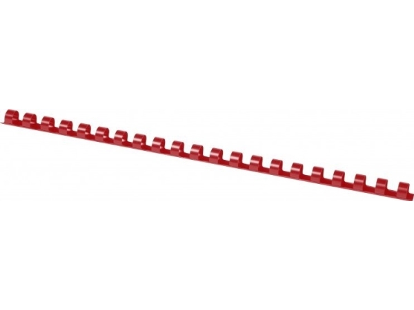 Kontorsprodukter OFFICE PRODUCTS bindningskammar, A4, 6mm (25 ark), 100 st, plast, röd | Kontorsmaskiner - Kontorsmaskiner - Binding Spiral | GameStuff