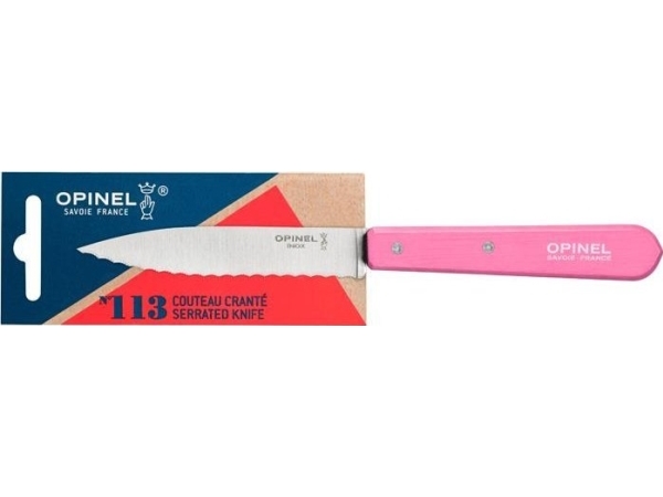 Opinel sågtandad kniv Rosa 113 | Köksutrustning - Knivar och brynstål - Grönsaksknivar | GameStuff