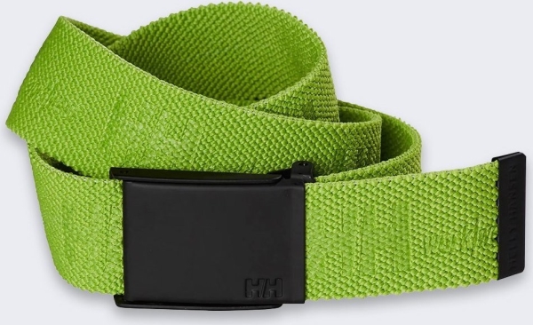 Helly Hansen Pasek Helly Hansen Logo Webbing Belt Dark Lime