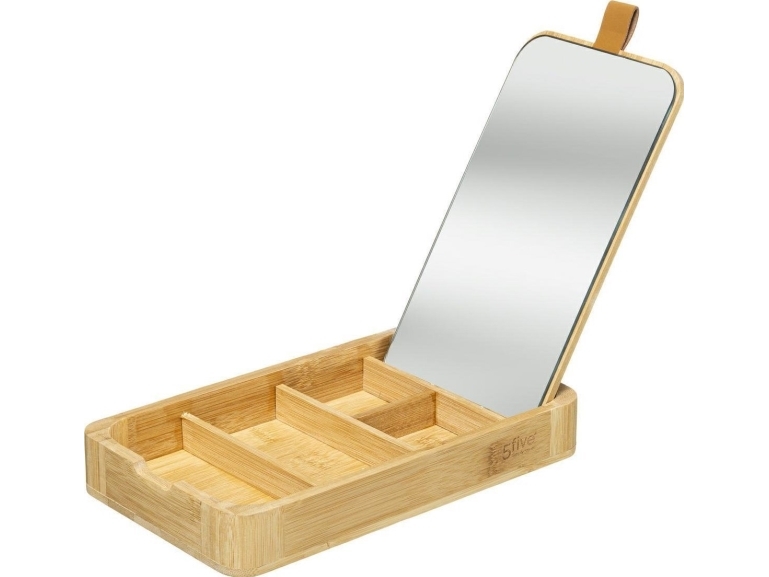 5five Smyckeskrin i bambu, 24 x 14 cm | Sport & Träning - Tillbehör - Smyckeskrin | GameStuff
