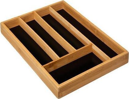 5five Ruokailuvälineiden järjestäjä, 5 lokeroa, bambu insertti