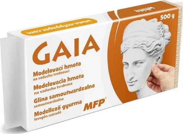 Gaia Selvhærdende Ler Hvid 500 G 5300980