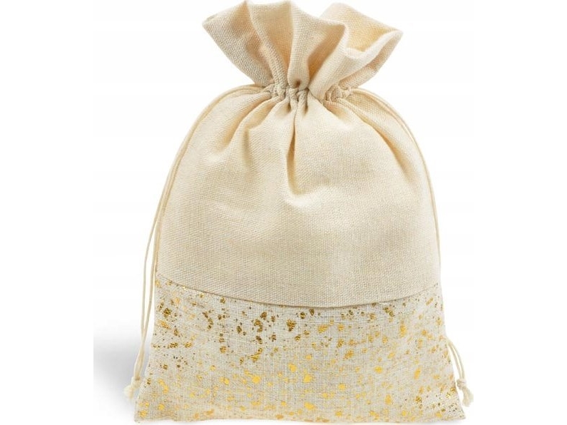 Mfp Papier Stoff Geschenk Tasche Beige 25X39cm Mix 5800732