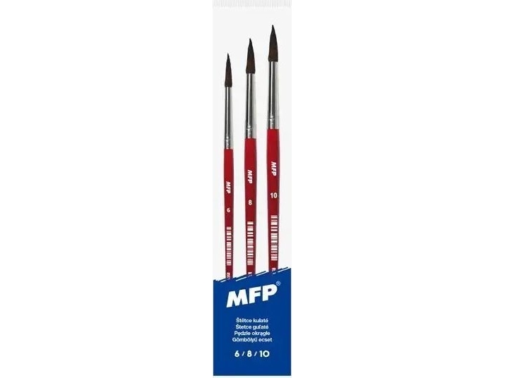 MFP papir-farveblyant/tusch-sæt rund 3-pak 6,8,10/128F 6340120
