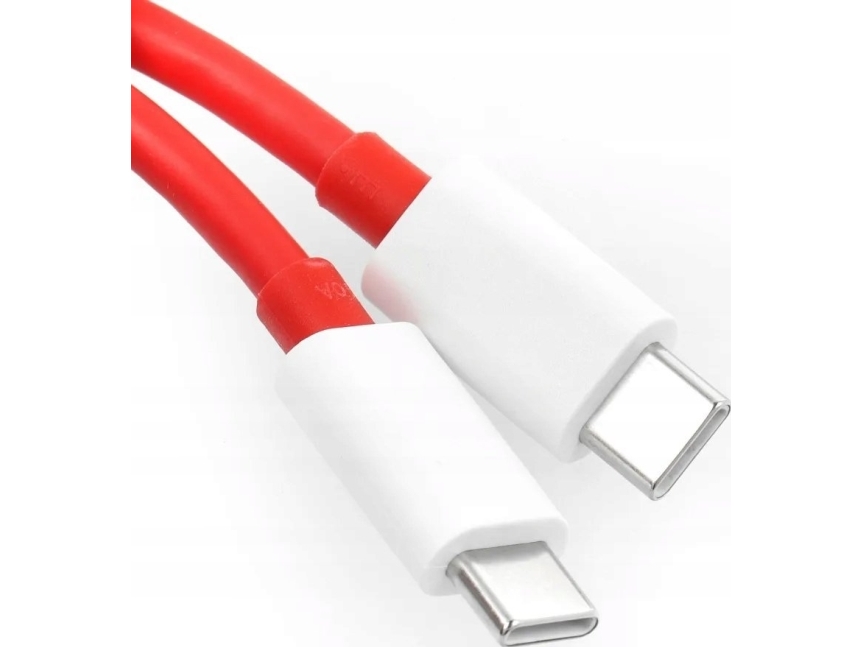 Oppo Oppo Original Usb Kabel Typ C Till Typ C 10a Dl122 1 M Röd Bulk
