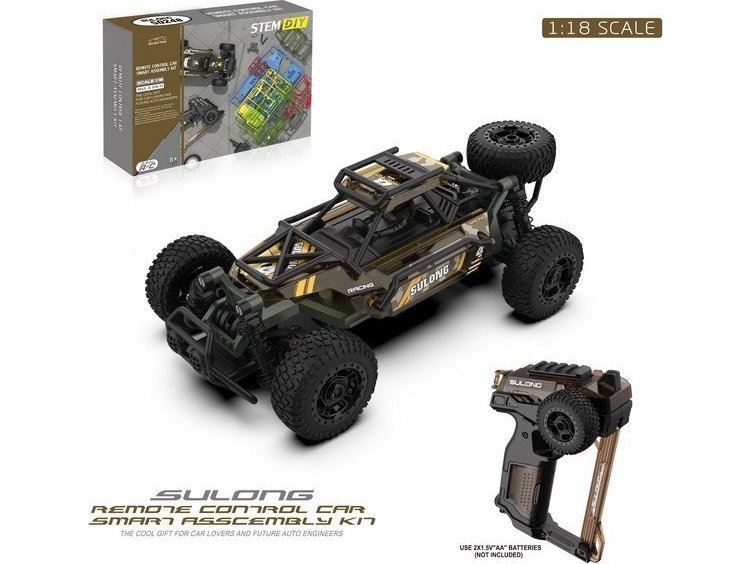 TRITON Fjärrstyrd SULONG Crawler för barn 8+ Modell 1:18 + 2,4 GHz fjärrkontroll + Gummidäck | Leksaker - Radiostyrda leksaker - Bilar och akutbilar | GameStuff