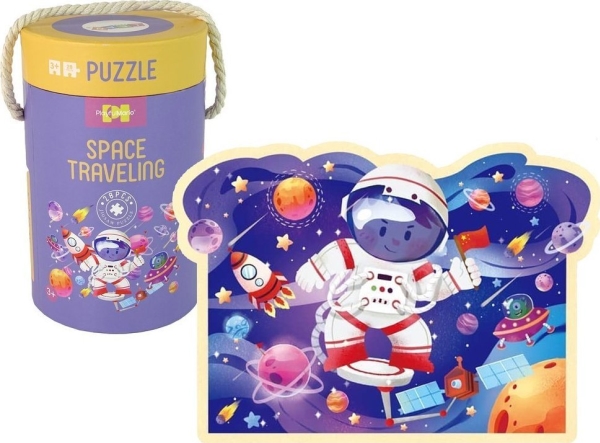 Leantoys Puzzle Im Tubus Kosmos 28 Elemente