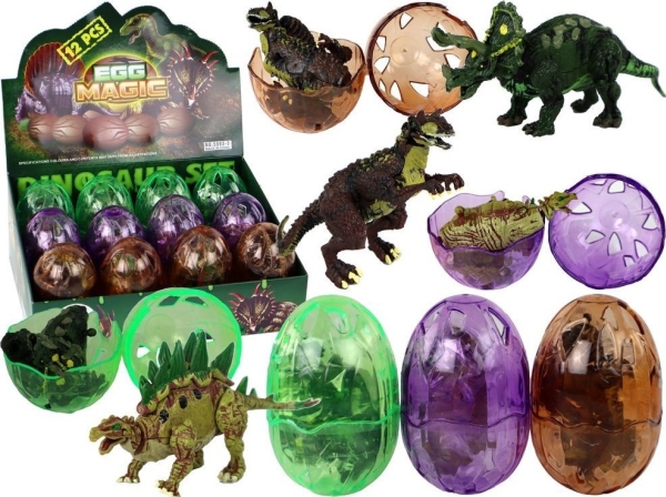 Leantoys Ei Dinosaurier Figur 3 Farben 9 Cm