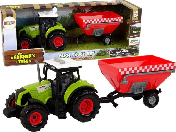 Lean Toys Traktorius su priekaba LeanToys