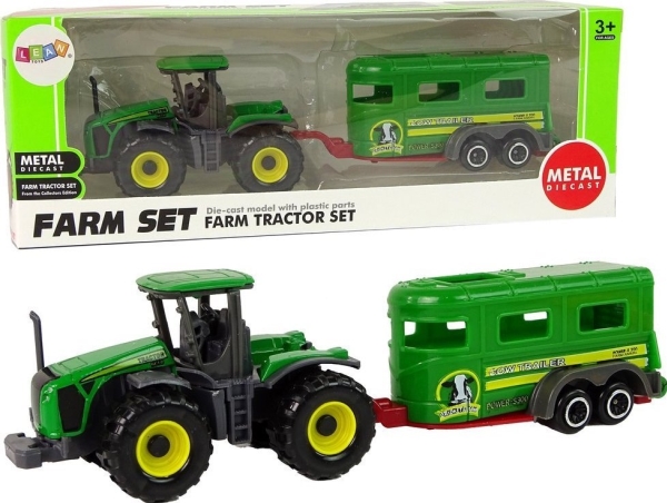 LeanToys Traktor med släp Grön | Leksaker - Bilar och andra fordon - Lastbilar | GameStuff