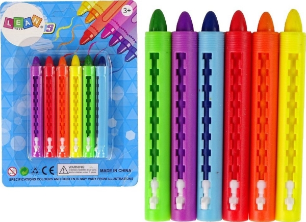 Lean Toys Kreidelių Rinkinys Crayon, 6 Vnt.
