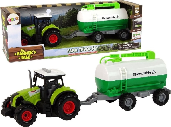 Lean Toys Traktorius su priekaba LeanToys