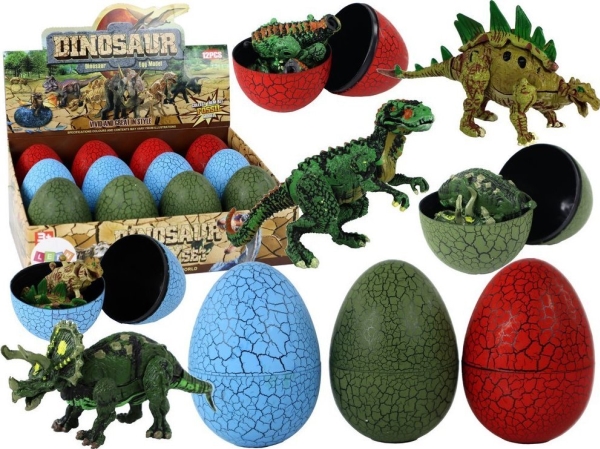 Leantoys Ei Dinosaurier Figur 3 Farben 9 Cm