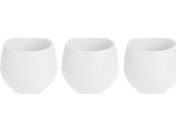 Ibergarden Itselannoittavat kukkaruukut, muovia, 3 kpl, Ø 6 cm