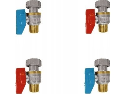 Samee universalsæt lige ventiler til gaskedler, dobbeltfunktion (2 stk. x 1/2 + 2 stk. x 3/4) ZBP-KIT-22-U