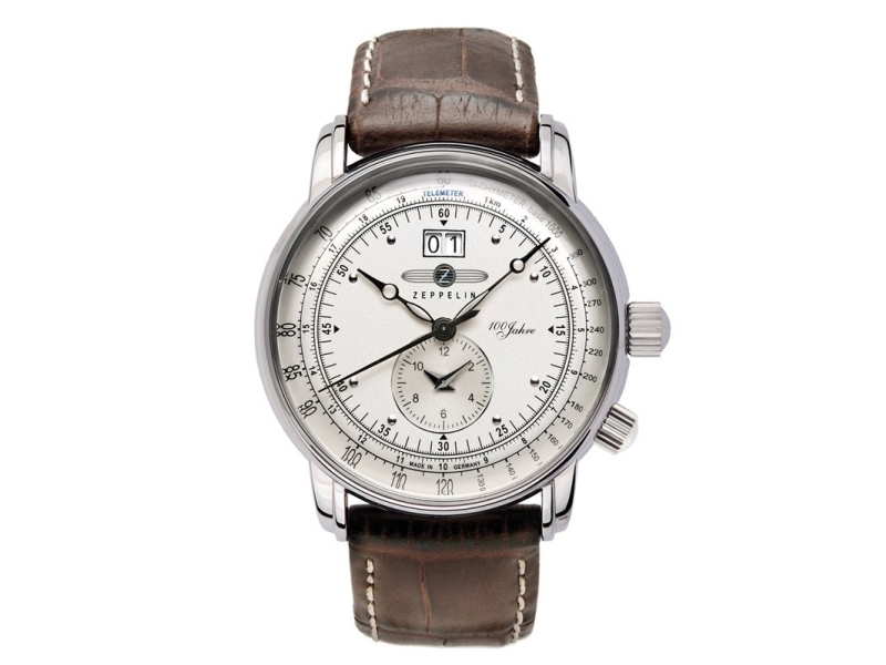 Zeppelin 7640-1 Armbanduhr Hanstik Quarz Silber
