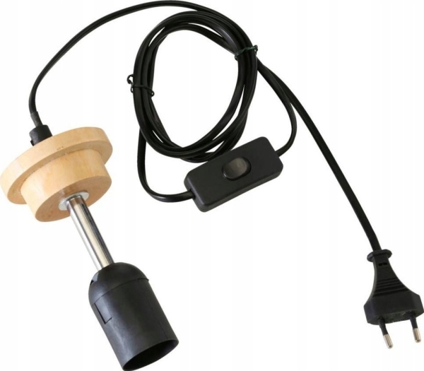 Boltze Ledningsæt Med Afbryder Til Lampe, E27 Gevind, 180 Cm