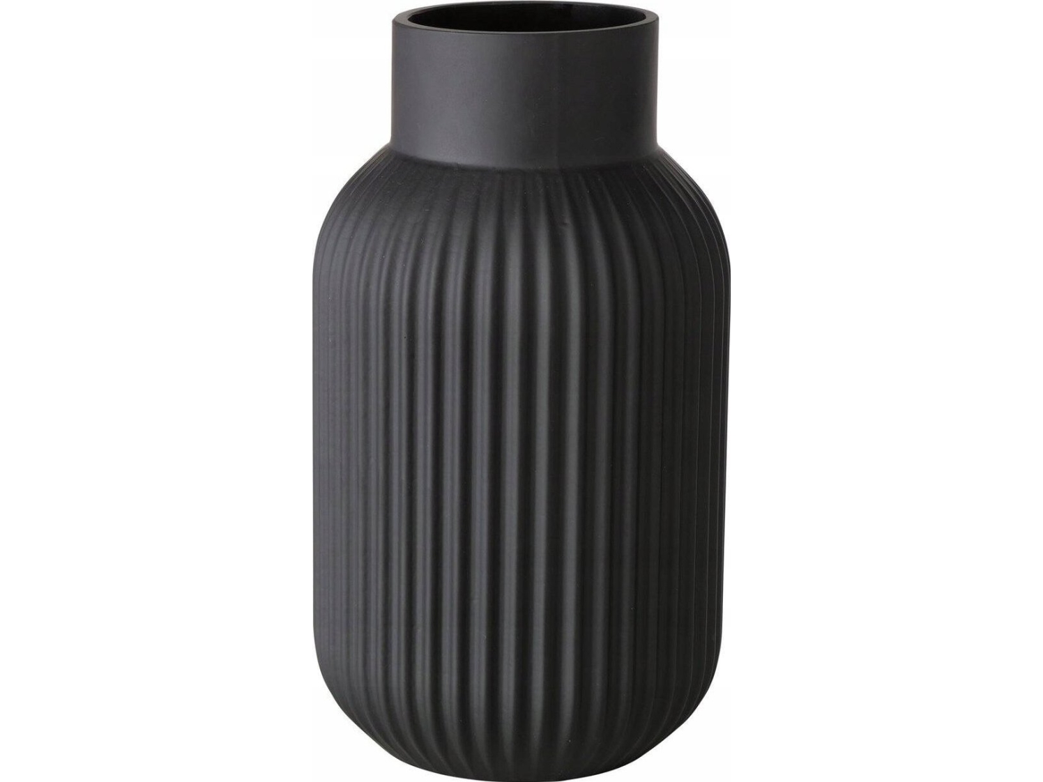 Boltze Schwarz Nordika Vase, Glas