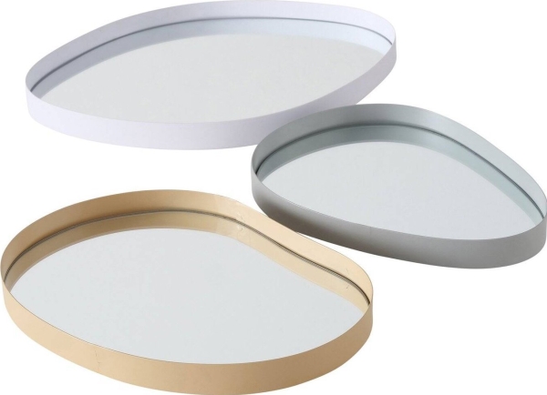 Boltze Dekorationsbricka WOLKA, spegelskiva, 3 delar | Baby & barn - Inredning - Skålar | GameStuff