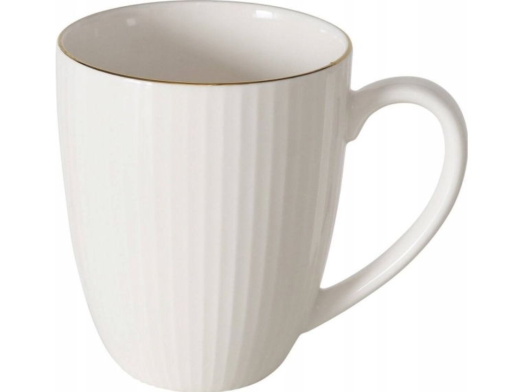 Boltze Porslinsmugg KELLY, vit, 400 ml | N - A | GameStuff