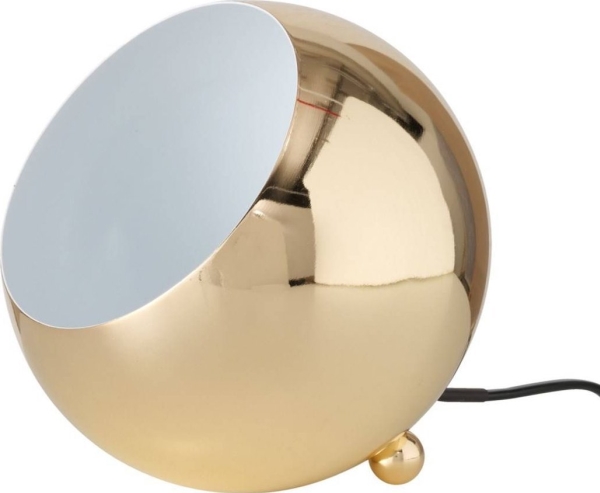 Boltze Bordlampe Missy, Ø 15 Cm, Guld