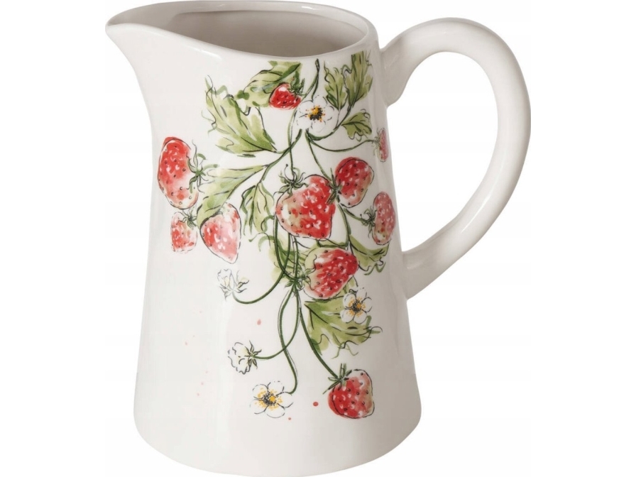 Boltze Keramikkanna STRAWBERRY, i jordgubbsfärg, 1250 ml | N - A | GameStuff