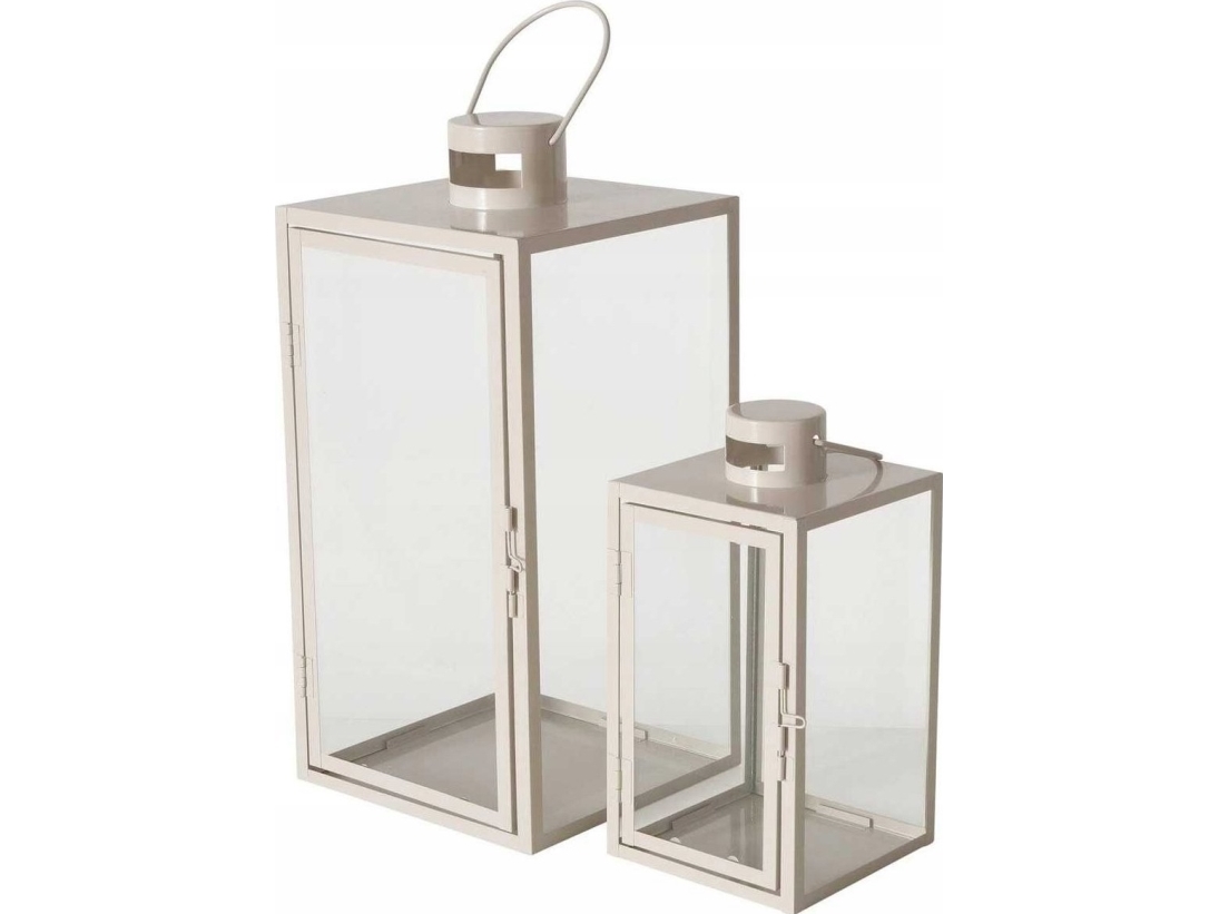 Boltze ARANIA lyktor i metall, beige, 2 st | Marin - Säkerhetsutrustning - Lyktor | GameStuff