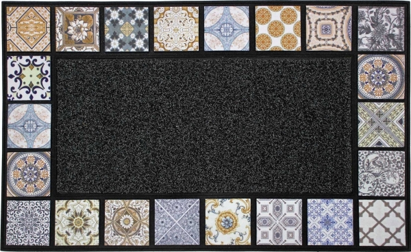 Douceur d`Interieur Dørmåtte, spansk mosaik, 45 x 75 cm