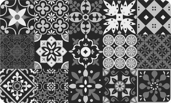 Douceur d`Interieur Piankowa mata z nadrukiem SALOU, 45 x 75 cm