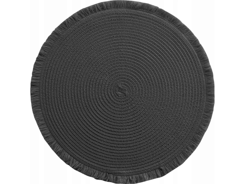 Douceur d`Interieur Podkładka pod talerz z frędzlami FALBALA, Ø 38 cm