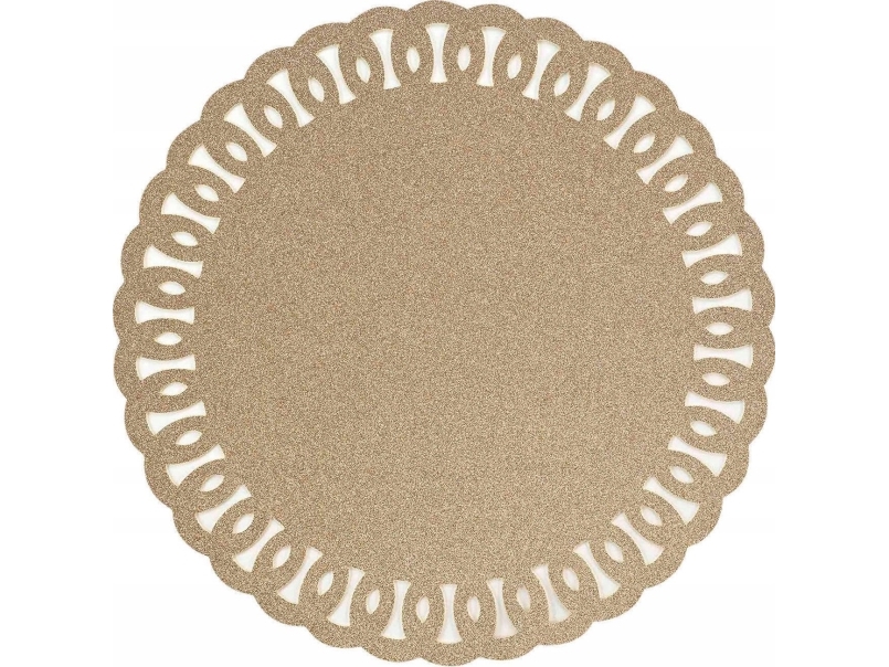 Douceur d`Interieur bordskåner til bord GUIRLANDE, glitter, Ø 38 cm