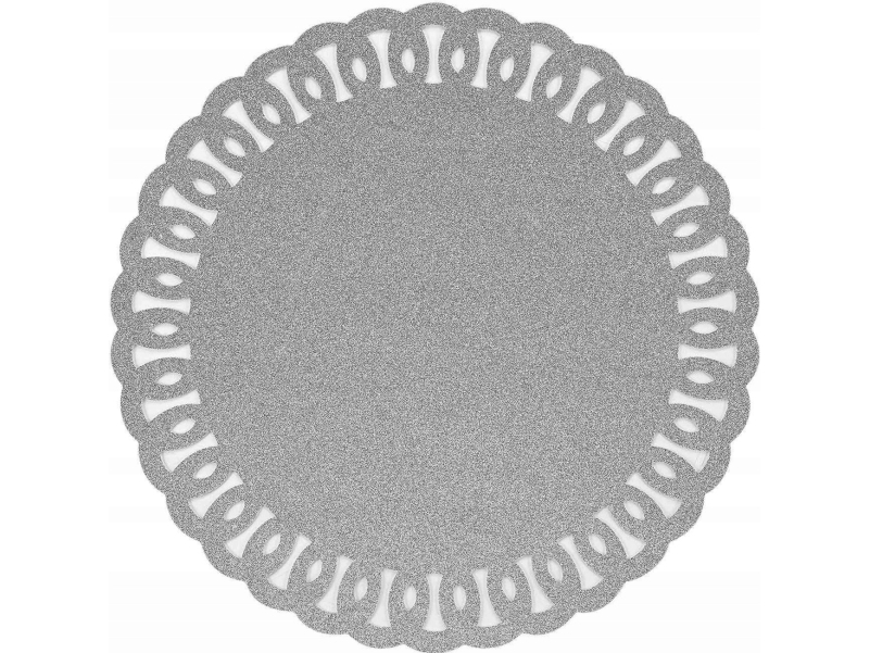 Douceur d`Interieur GUIRLANDE bordskåner, glitter, Ø 38 cm