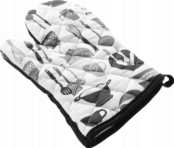 Douceur d`Interieur køkkenhandske i bomuld, silikoneforstærkninger, 30 x 18 cm