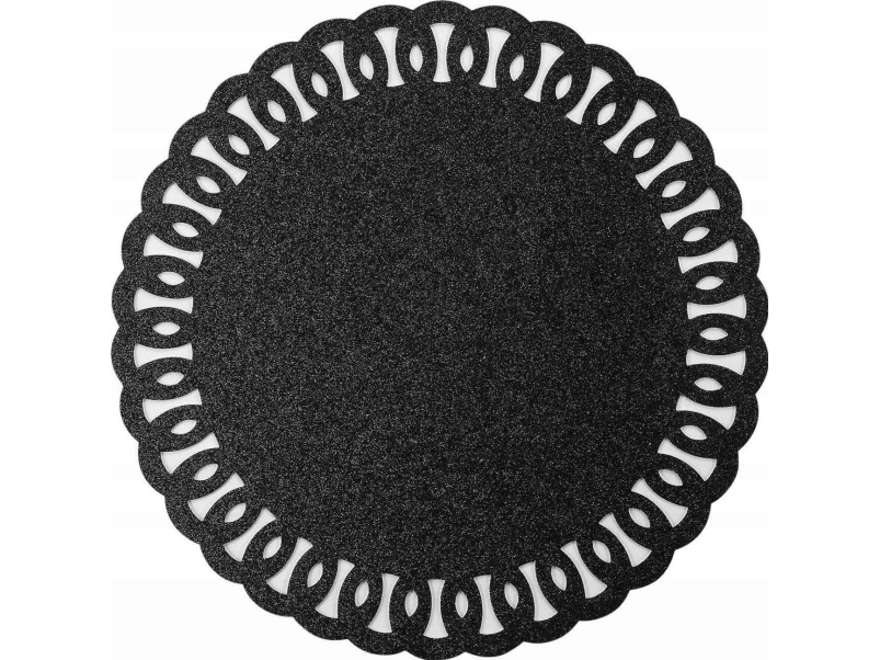 Douceur d`Interieur GUIRLANDE pöytämatto, kimallus, Ø 38 cm