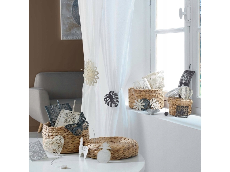 Douceur d`Interieur Spinka do zasłony MANDY, 1 sztuka, czarna | Baby & barn - Barnrummet - Barngardiner | GameStuff