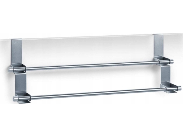 Zeller Dvigubas rankšluosčių laikiklis, durų kabykla, ZELLER