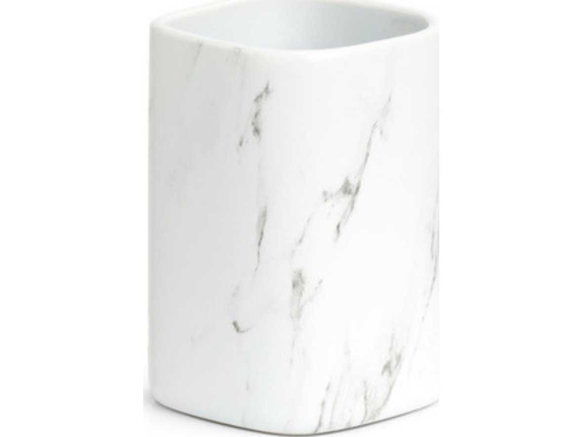 Zeller keramisk tandbørstebeholder MARBLE