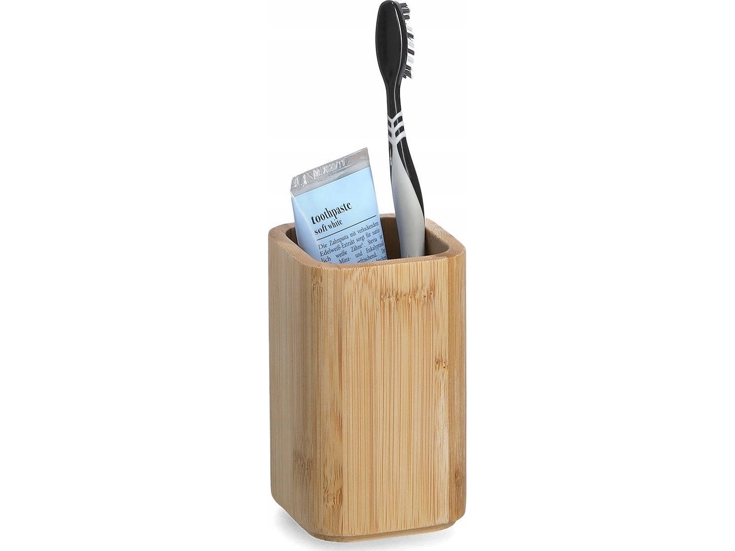 Zeller kop til tandbørster i bambus ZELLER