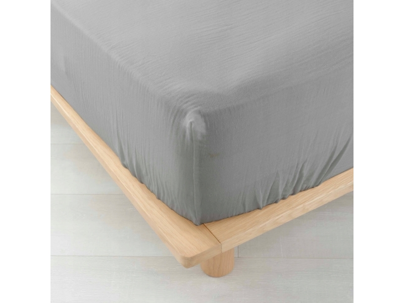 Douceur d`Interieur Muślinowe prześcieradło na gumce ANGELIA, 140 x 190 cm