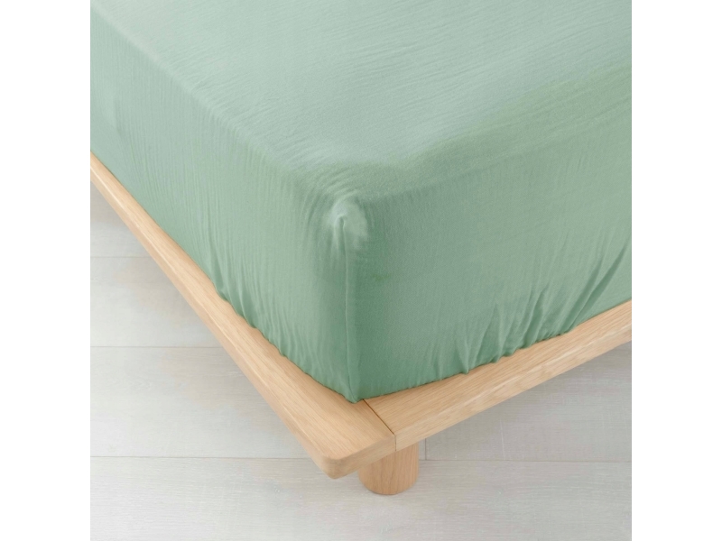 Douceur d`Interieur Muślinowe prześcieradło na gumce ANGELIA, 140 x 190 cm