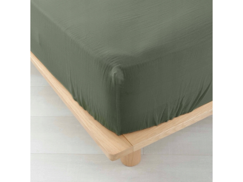 Douceur d`Interieur Muślinowe prześcieradło na gumce ANGELIA, 140 x 190 cm