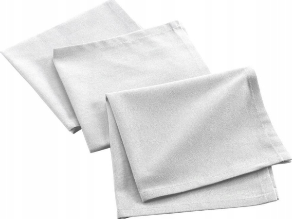 Douceur d`Interieur lautasliinat MISTRAL, kierrätettyä puuvillaa, 3 kpl