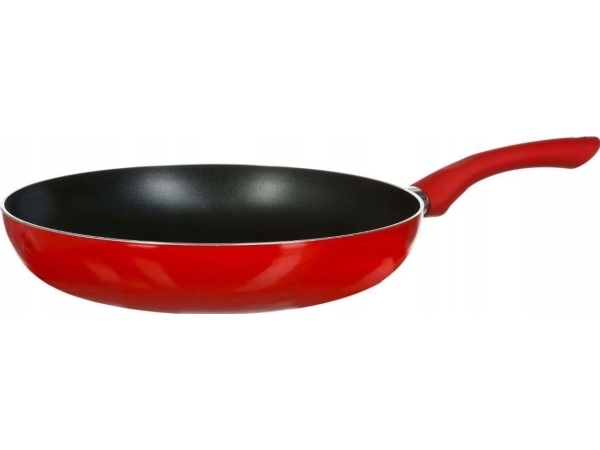 Secret De Gourmet Emaille-Bratpfanne, Aluminium, Rot, ?28 Cm