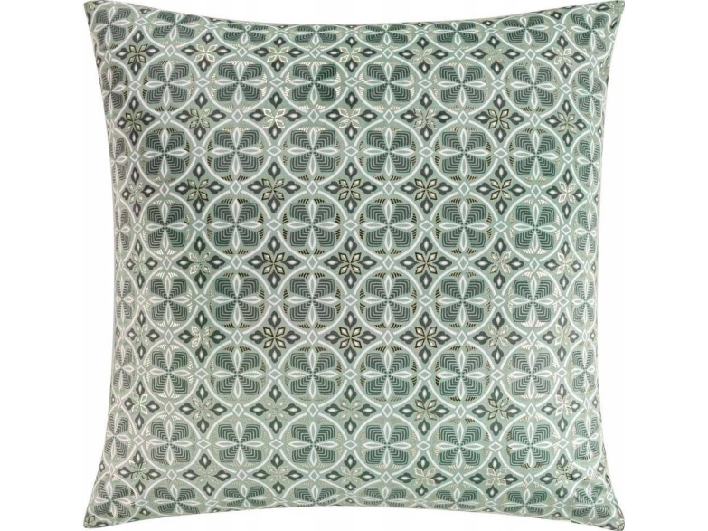 Douceur D`Interieur Kuddfodral Joan I Sammet, Art Deco-Tryck, 60 X 60 Cm