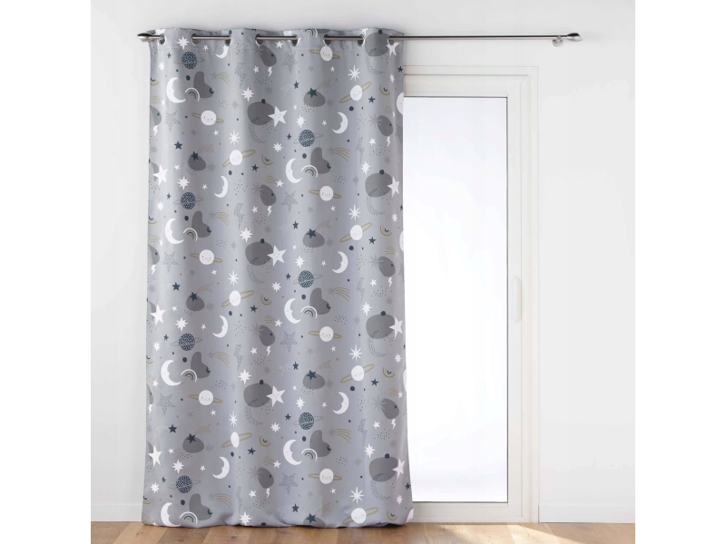 Douceur d`Interieur MOONLIGHT skir gardin, mörkläggningsgardin, 140 x 260 cm | Baby & barn - Textil och kläder - Gardiner | GameStuff