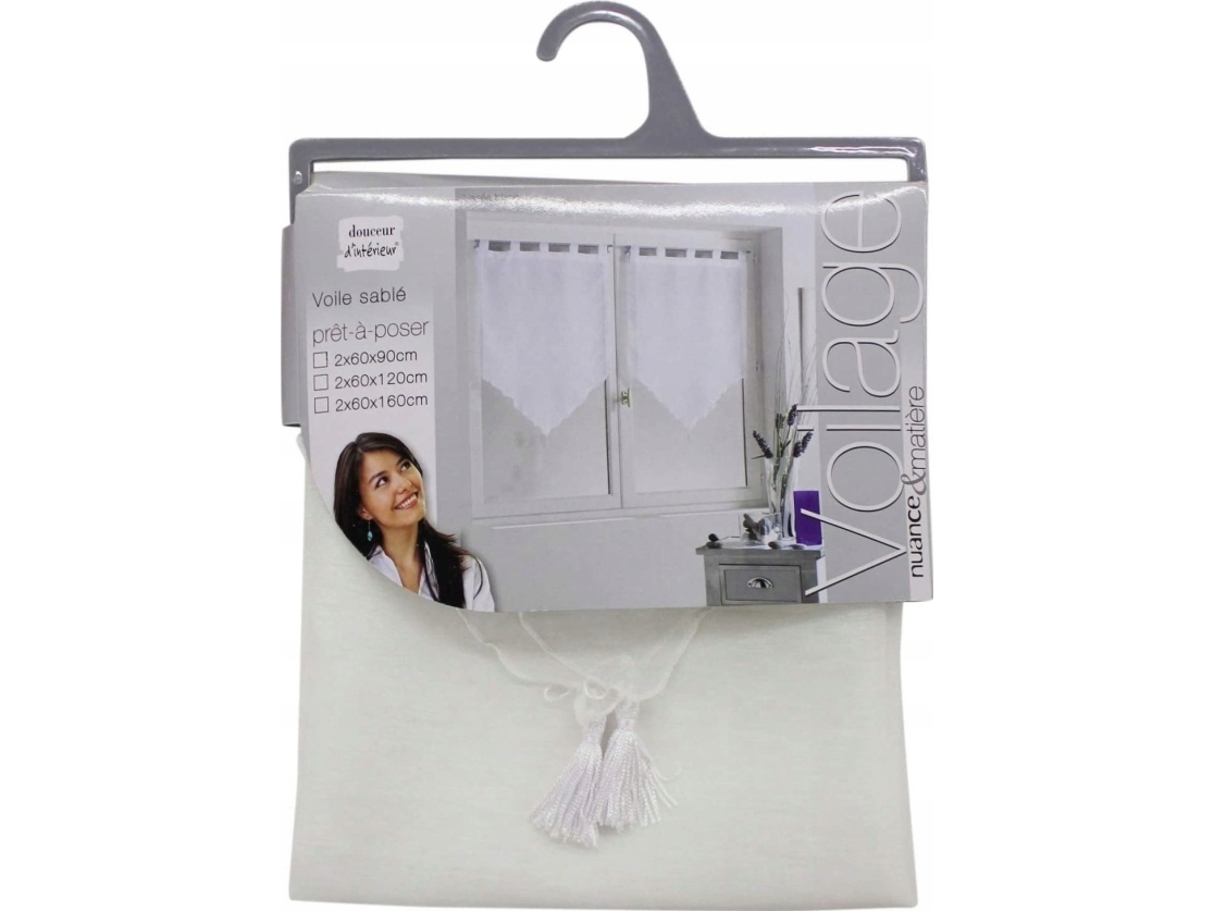 Douxur d’Interieur Firana do køkken LISEA, kort, 60 x 120 cm, hvid, 2 stk.