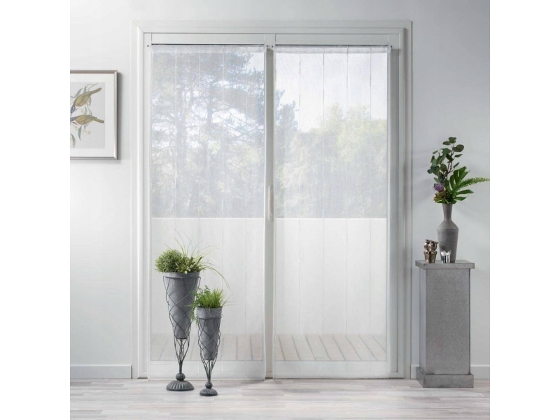 Douceur d`Interieur LINAHE olohuoneen verhot, minimalistinen, chenillelankaa, 70 x 200 cm, 2 kpl