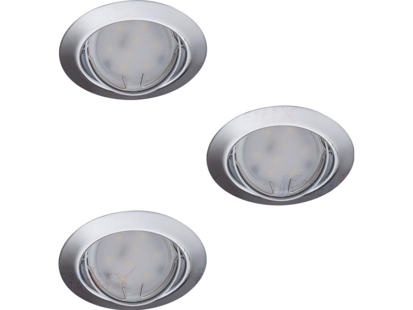Luminaire Recessed Kanlux Tribis 23847, 3X10w, Gu10, Grey