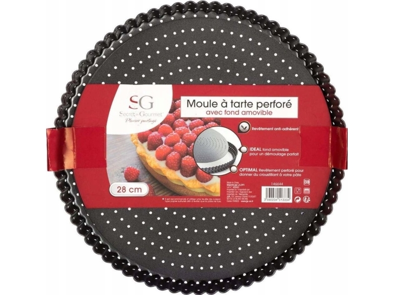 5Five Forma Do Pieczenia Tarty, Quiche, Ø 28 Cm, Metalowa